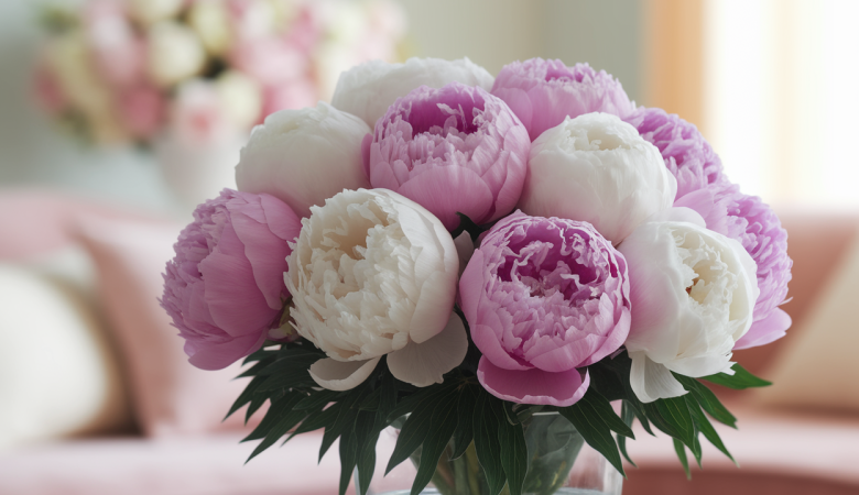 Bouquet de Pivoines pour la Fête des Mères : Idées et Conseils pour un Cadeau Fleuri