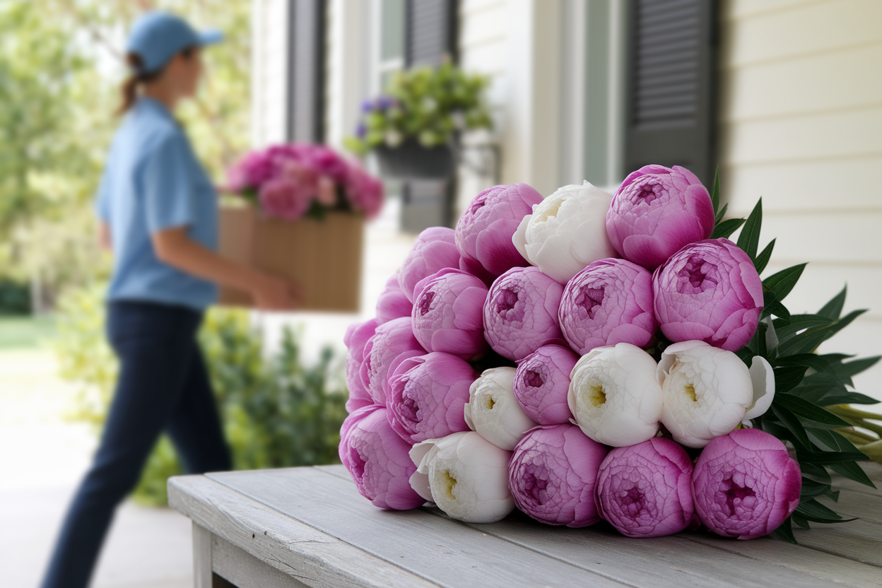 Comment faire livrer des pivoines pour la Fête des Mères ?