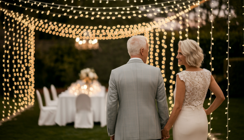 couple-mature-mains-jardin-guirlandes