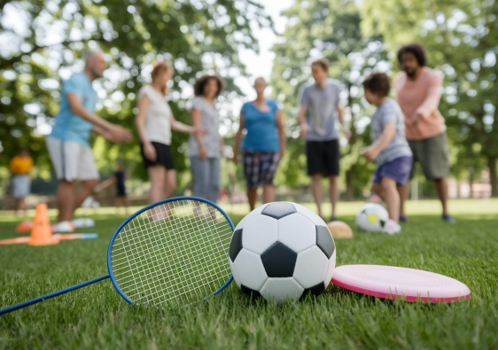 groupe-divers-activites-sportives-parc
