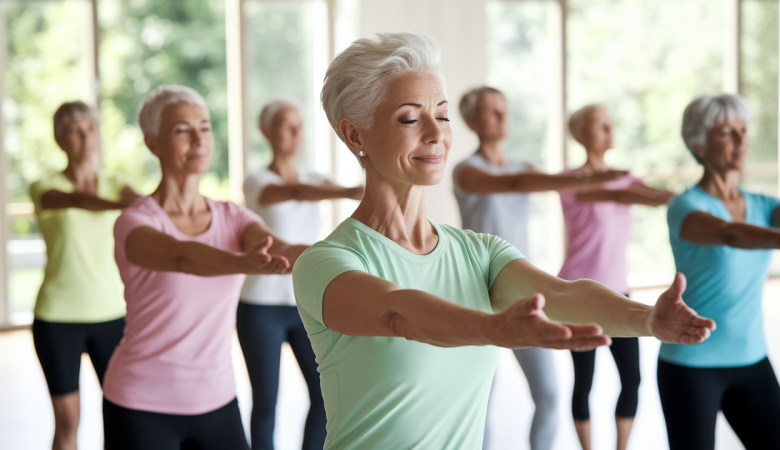 adultes-matures-exercice-studio-lumineux