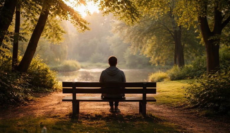personne-seule-banc-parc-arbres