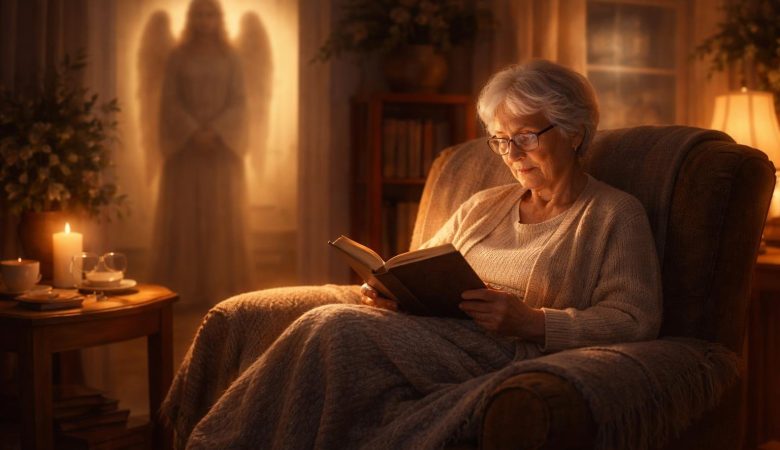 personne-agee-fauteuil-lecture-eclairage-doux
