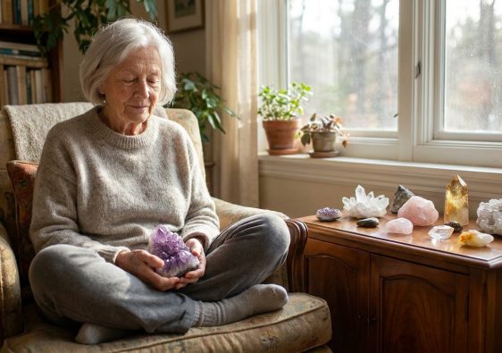 Bien-être des seniors et pratiques ésotériques : lithothérapie, cristaux et méditation au service de l'équilibre intérieur