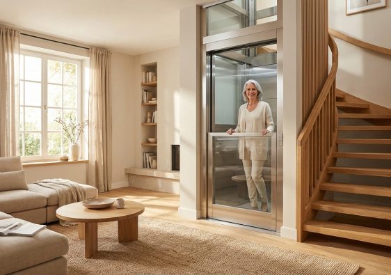Comment une plateforme élévatrice améliore l'autonomie des seniors sans transformer entièrement l'habitat