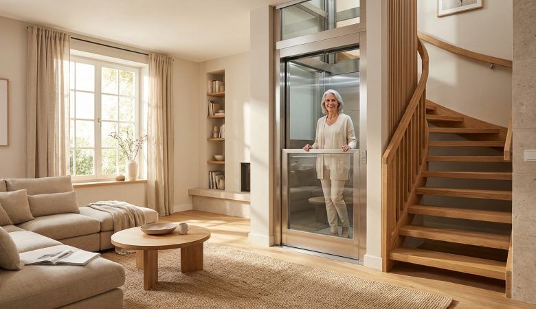 Comment une plateforme élévatrice améliore l'autonomie des seniors sans transformer entièrement l'habitat