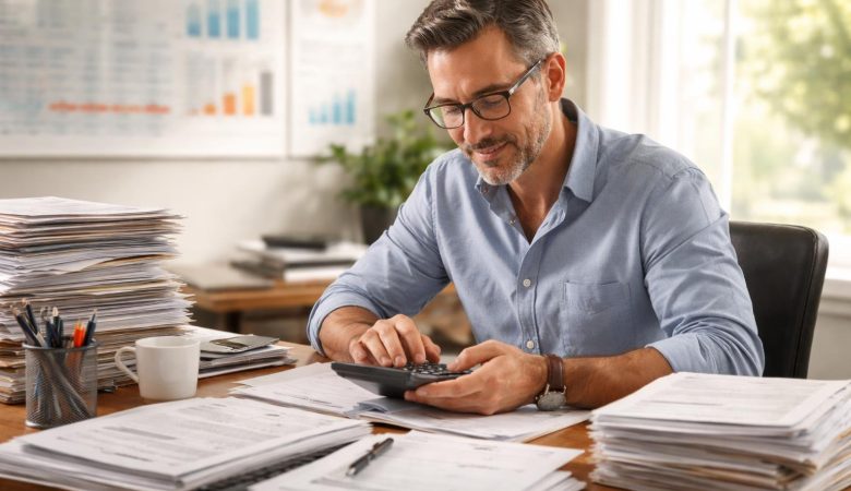 homme-age-moyen-documents-calculatrice-tableau