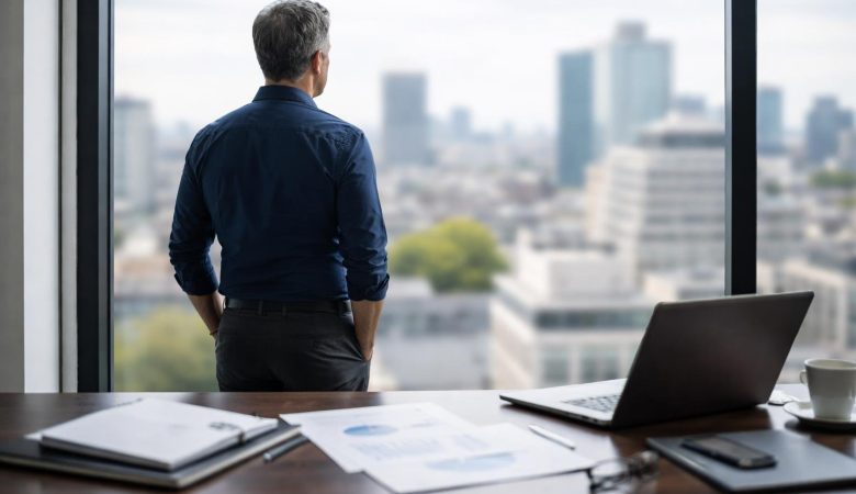 homme-bureau-fenetre-vue-ville