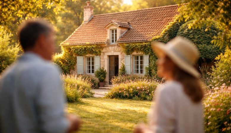 maison-campagne-verdure-silhouettes-soleil